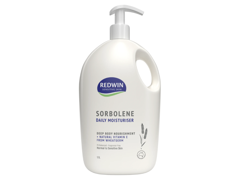 Redwin Sorbolene Daily Moisturiser, Natural Vitamin E, 1.1 L