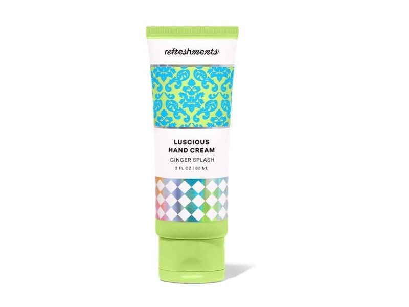 Refreshments Luscious Hand Cream, Ginger Splash, 2 fl oz/60 mL
