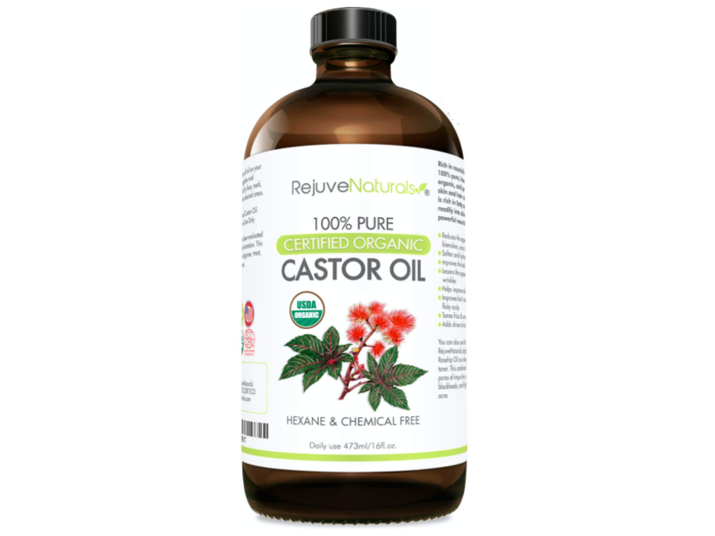 RejuveNaturals Castor Oil, 16 fl oz/473 mL