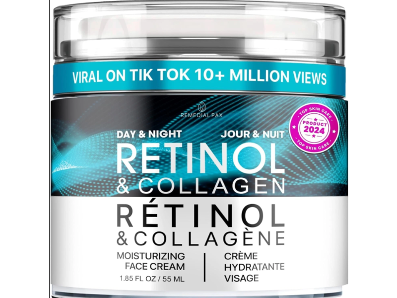 Remedial Pax Retinol & Collagen Moisturizer Face Cream, 1.85 fl oz/55 mL