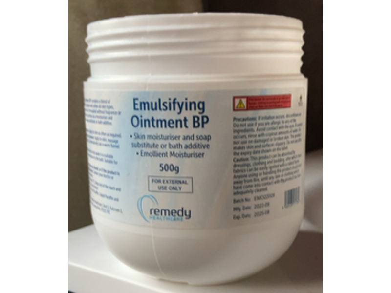 Remedy Healthcare Emulsifying Ointment BP, 500 g