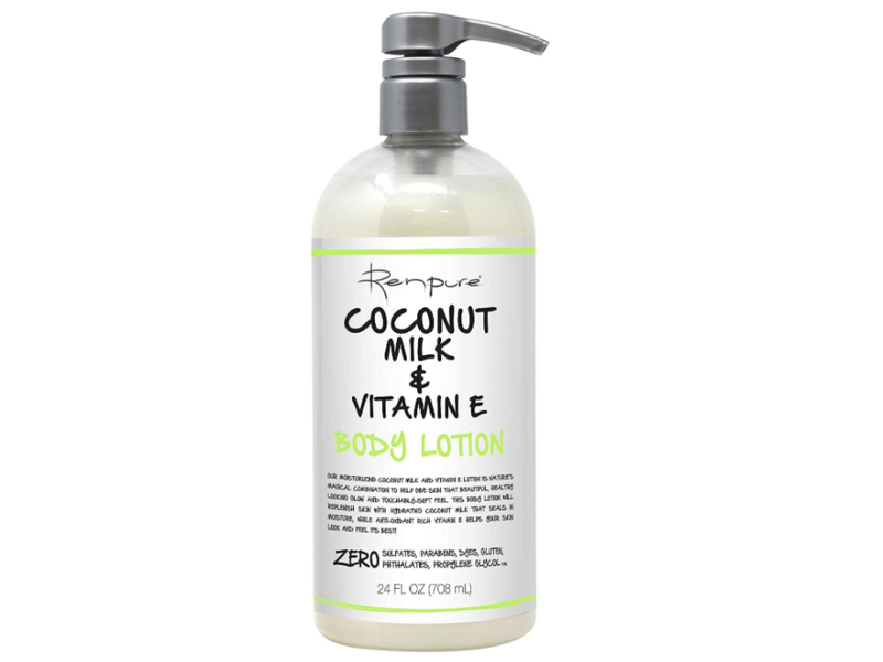 Renpure Coconut Milk & Vitamin E Body Lotion, 24 fl oz/708 mL