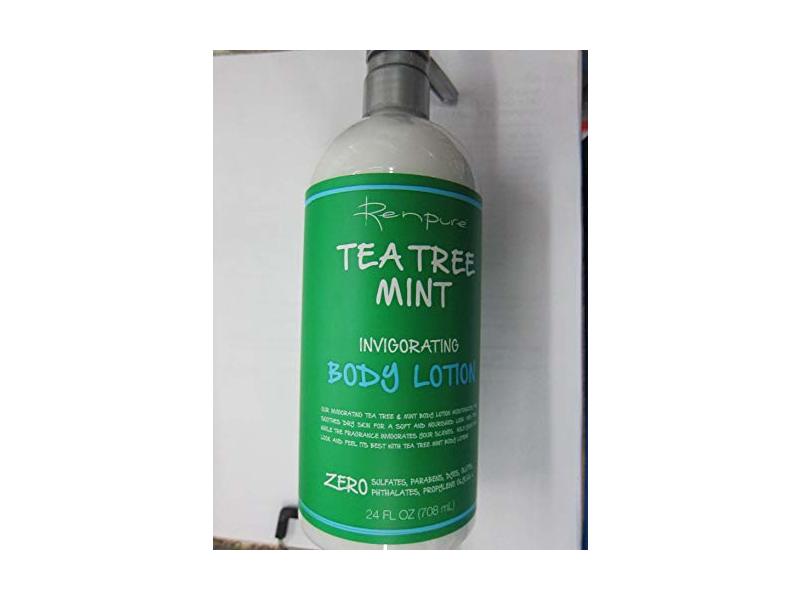 Renpure Tea Tree Mint Invigorating Body Lotion, 24 fl oz