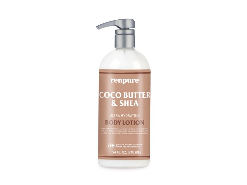Renpure Ultra Hydrating Body Lotion, Coco Butter & Shea, 24 fl oz/710 mL