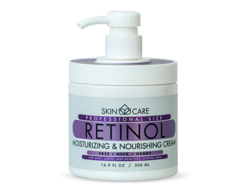Retinol Skin Care Moisturizing Cream Face Neck & Hand, 16.9 fl oz/500 mL