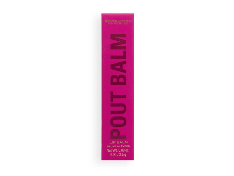 Revolution Lip Pout Balm, Fuchsia shine, 0.08 oz/2.5 g