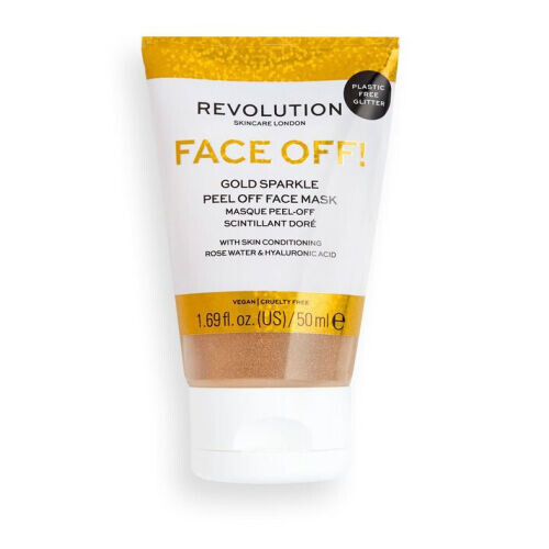 Face Off! Gold Sparkle Peel Off Face Mask