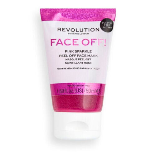 Face Off! Pink Sparkle Peel Off Face Mask