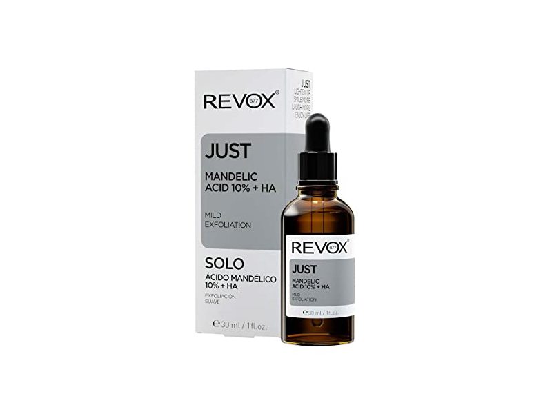 Revox B77 Just Mandelic Acid + Hyaluronic Acid Mild Exfoliation Face Serum, 1 fl oz/30 mL