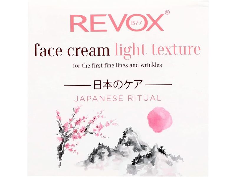 Revox B77 Light Texture Face Cream, Japanese Ritual, 1.69 fl oz/50 mL