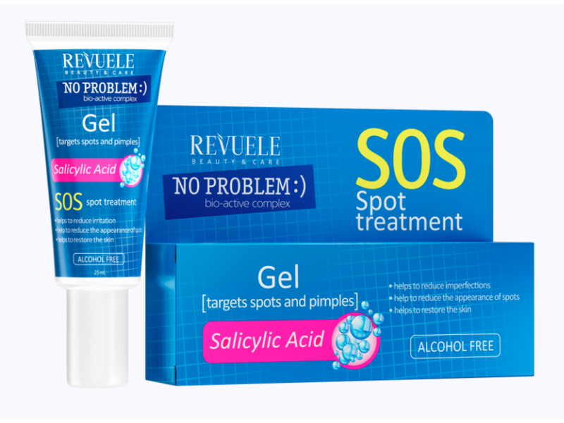 Revuele No Problem Bio-Active Complex Spot Treatment Gel, Salicylic Acid, 25 mL