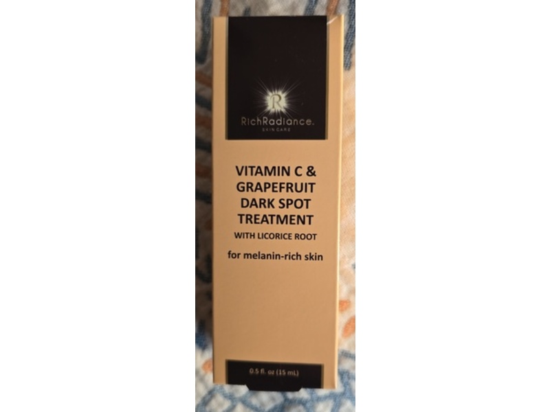 RichRadiance Dark Spot Treatment, Vitamin C & Grapefruit, 0.5 fl oz/15 mL