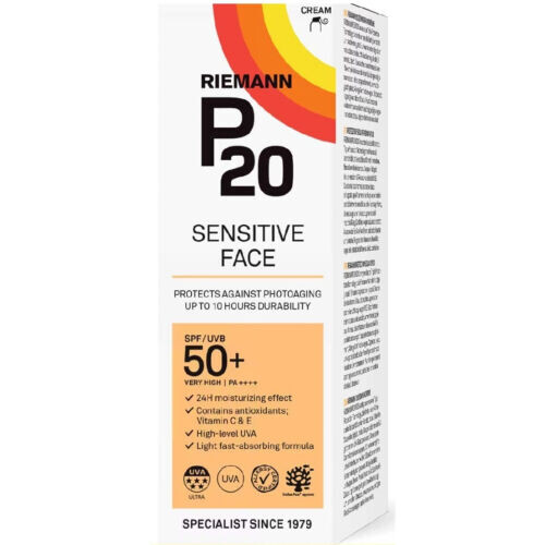 Sensitive Face SPF 50+ Suncream