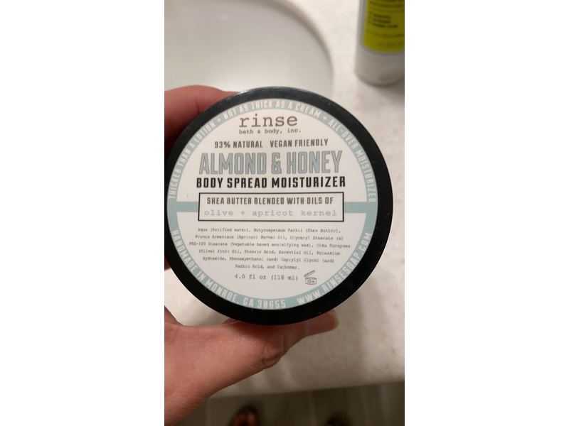 Rinse Bath & Body Co. Almond & Honey Body Spread Moisturizer