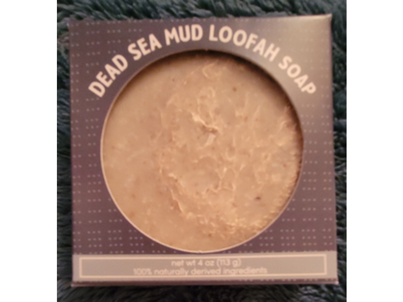 Rinse Bath & Body Co. Dead Sea Mud Loofah Soap, 4 oz/113 g