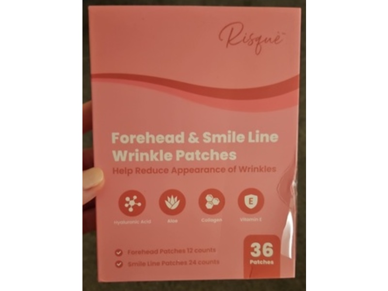 Risque Forehead & Smile Line Wrinkle Patches, 36 Count