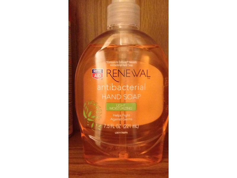 Rite Aid Renewal Antibacterial Hand Soap, 7.5 fl oz