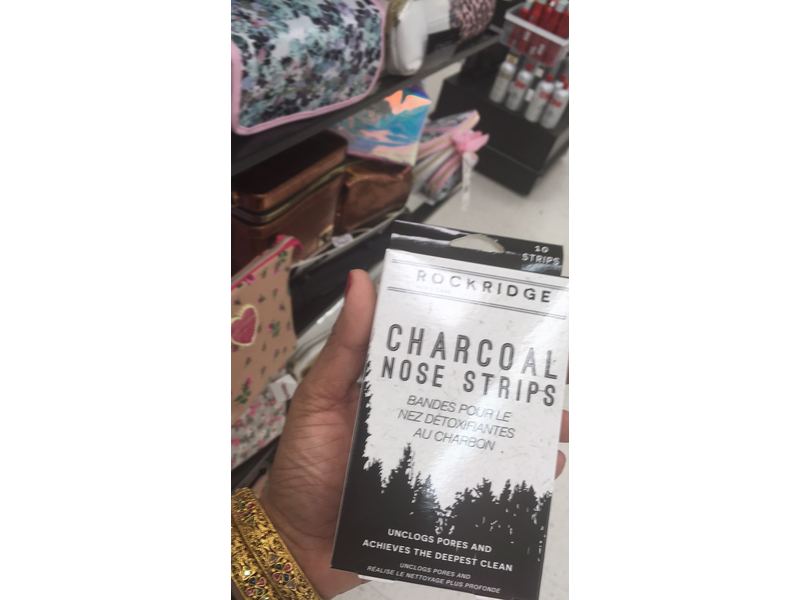 Rockridge Charcoal nose Strips, 10 count