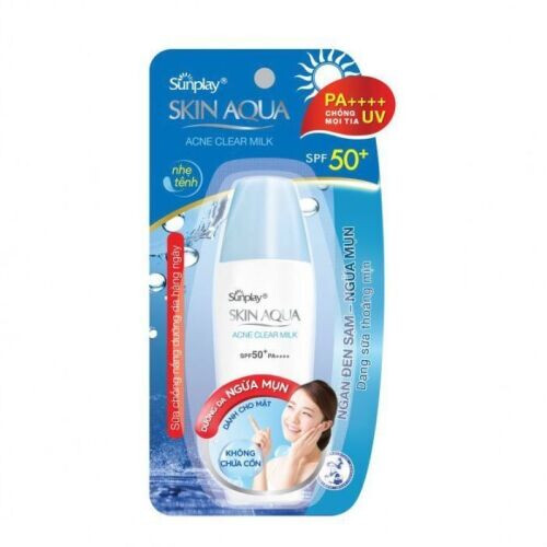 Sunplay Skin Aqua Acne Clear Milk SPF 50+ PA++++