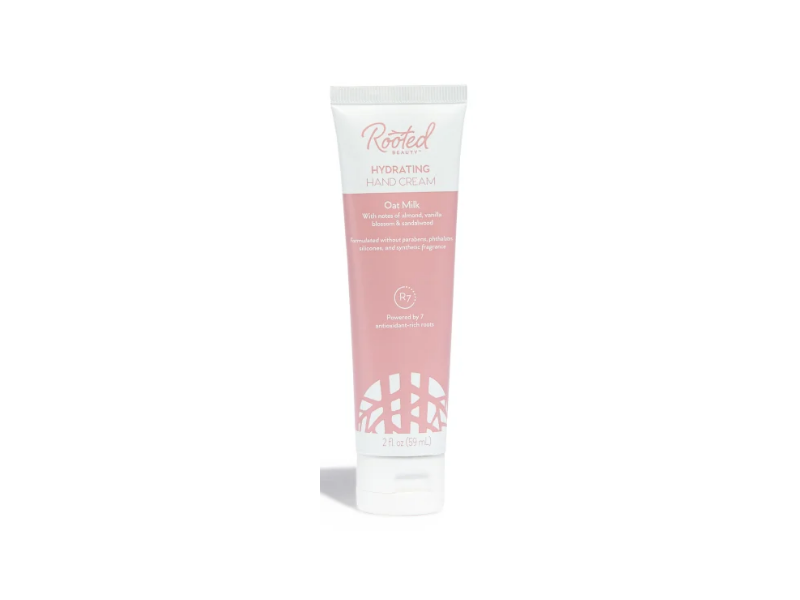 Rooted Beauty Hydrating Hand Cream, Oat Milk, 2 fl oz/59 mL