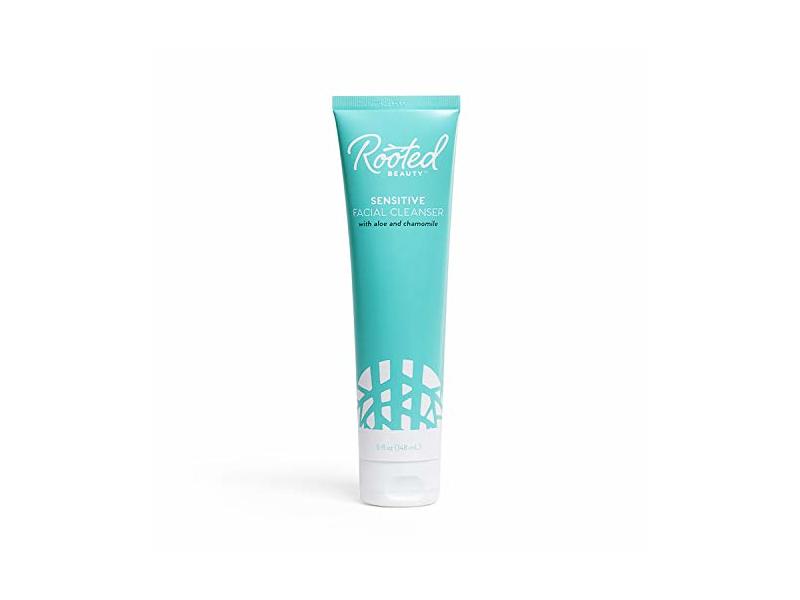 Rooted Beauty Sensitive Facial Cleanser, Aloe & Chamomile, 5 fl oz/148 mL