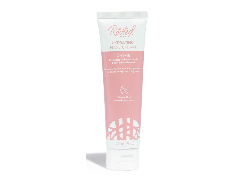Rooted Hydrating Hand Cream, R7, Oat Milk, 2 fl oz/59 mL
