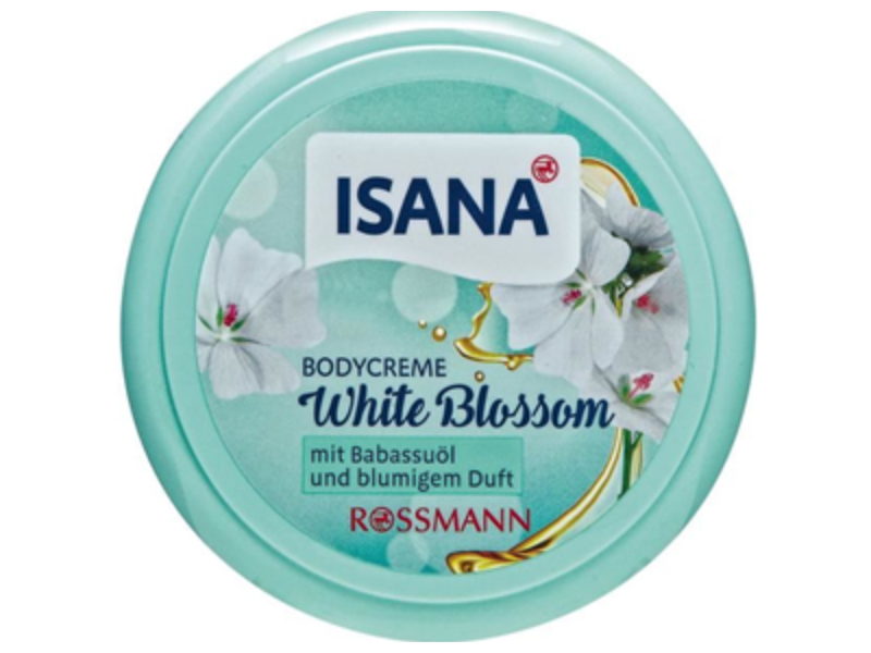 Rossmann Isana Body Cream, White Blossom, 500 mL
