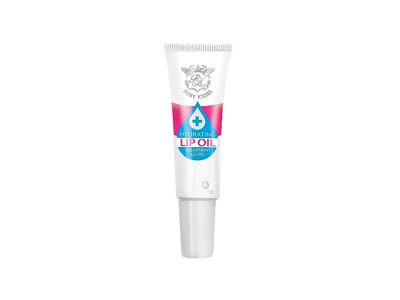 Ruby Kisses Hydrating Lip Oil Treatment Gloss, 0.33 fl oz/10 mL, Pack Of 2