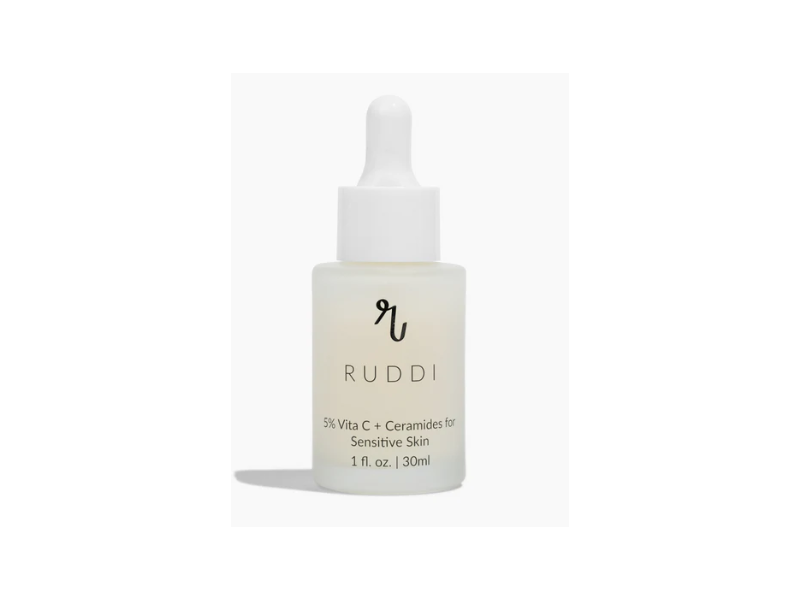Ruddi Skincare Serum, 5% Vita C + Ceramides, 1 fl oz/30 mL