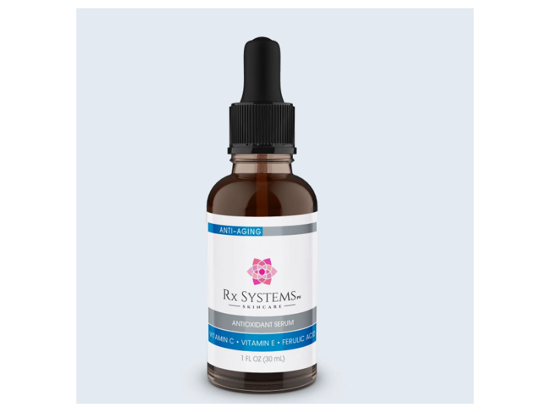 Rx Systems Anti Aging Antioxidant Serum, Vitamin C + Vitamin E + Ferulic Acid, 1 fl oz/30 mL