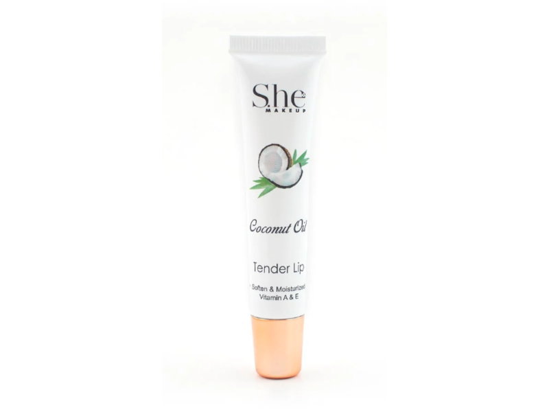S.he Makeup Tender Lip Therapy, Coconut Oil, 0.5 fl oz/15 mL