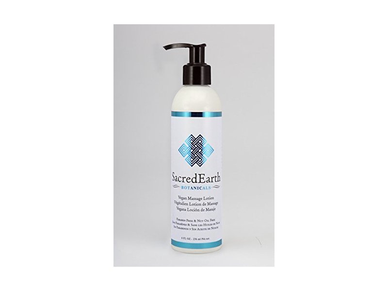 Sacred Earth Botanicals Vegan Massage Lotion,8oz