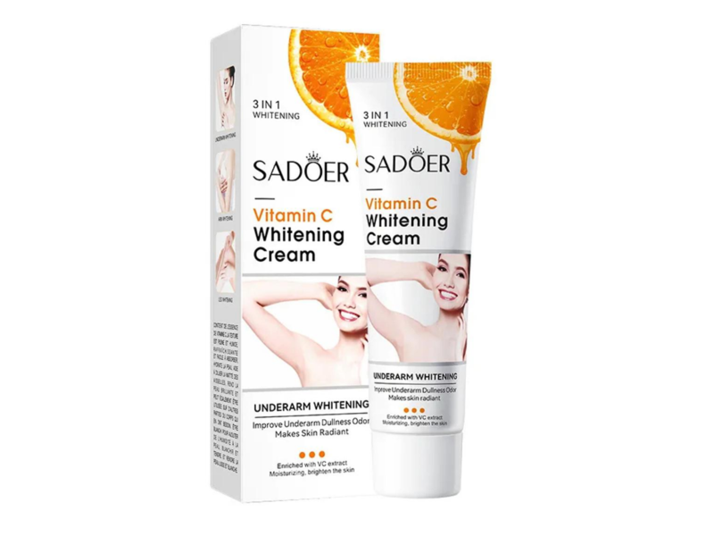 Sadoer 3 In 1 Vitamin C Underarm Whitening Cream, 1.76 oz/50 g