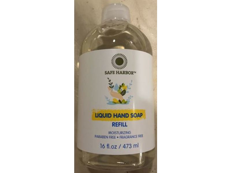 Safe Harbor Liquid Hand Soap, Refill, 16 fl oz/473 mL