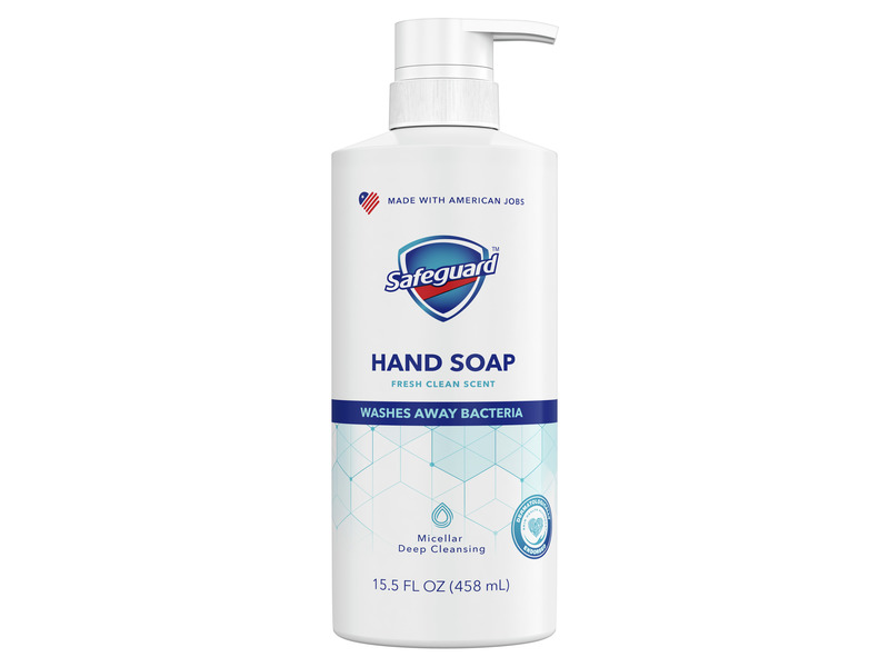 Safeguard Hand Soap, Fresh Clean Scent, 15.5 fl oz/458 mL