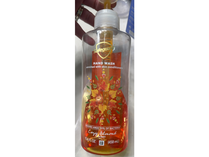 Safeguard Hand Wash, Crazy Almond, 15.5 fl oz/458 mL
