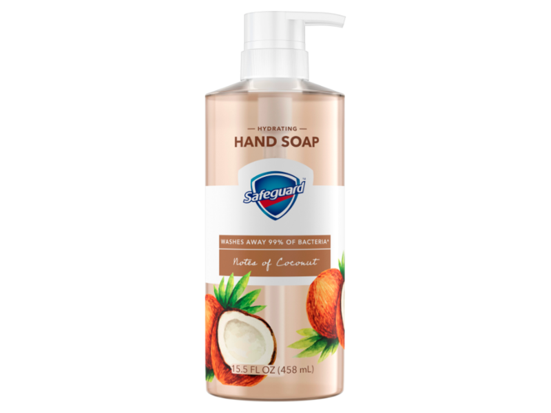 Safeguard Hydrating Hand Soap, Notes Of Coconut, 15.5 fl oz/458 mL