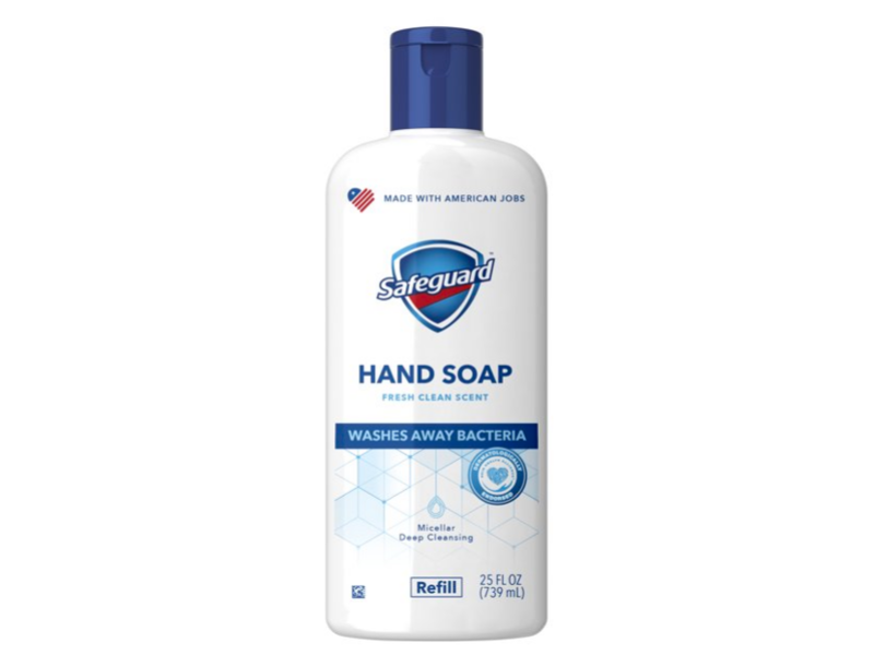Safeguard Liquid Hand Soap, Fresh Clean Scent, Refill, 25 fl oz/739 mL