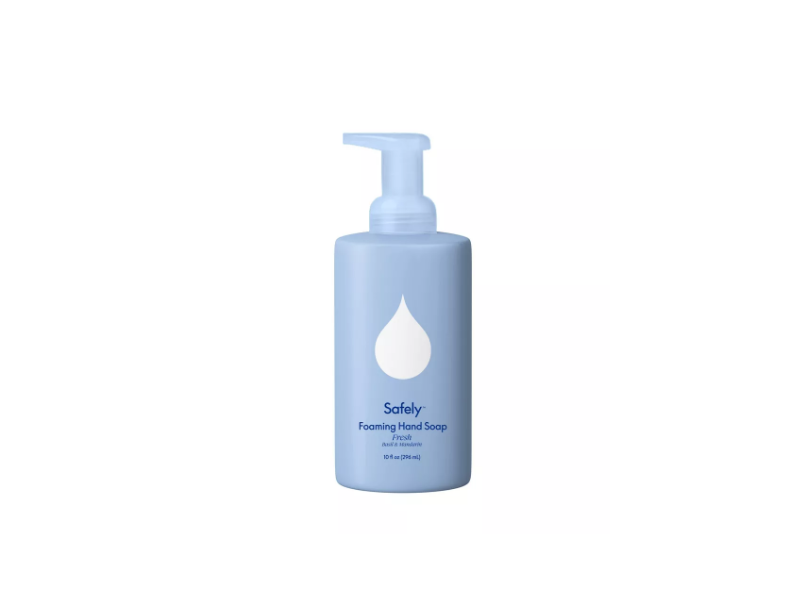 Safely Foaming Hand Soap, Fresh Mandarin & Basil, 10 fl oz/295 mL