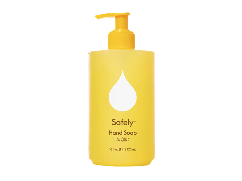 Safely Hand Liquid Soap, Bright, 16 fl oz/473 mL