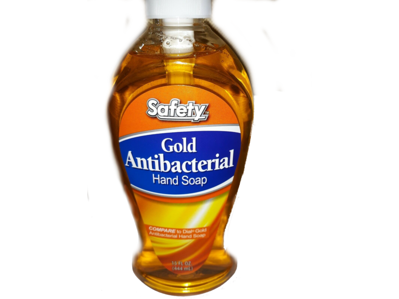 Safety Gold Antibacterial Hand Soap, 15 fl oz/444 mL