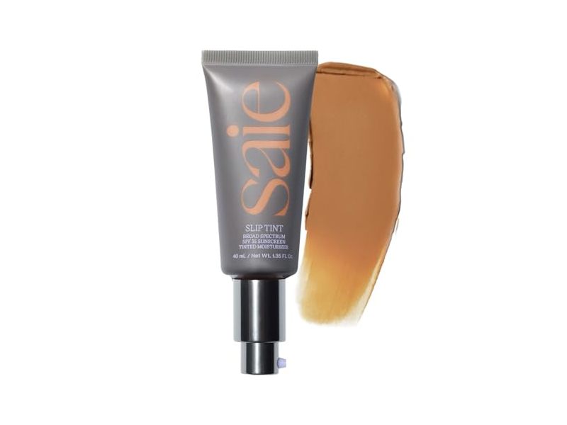 Saie Slip Tint Tinted Moisturizer, SPF 35, Five And Half, 1.35 oz/40 mL