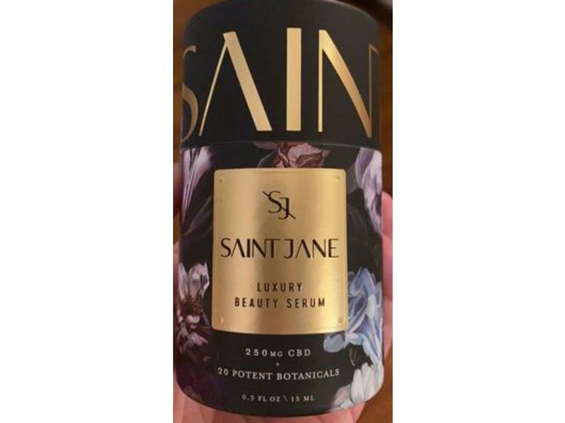 Saint Jane Luxury Beauty Serum, 250mg Cbd, 0.5 fl oz/15 mL