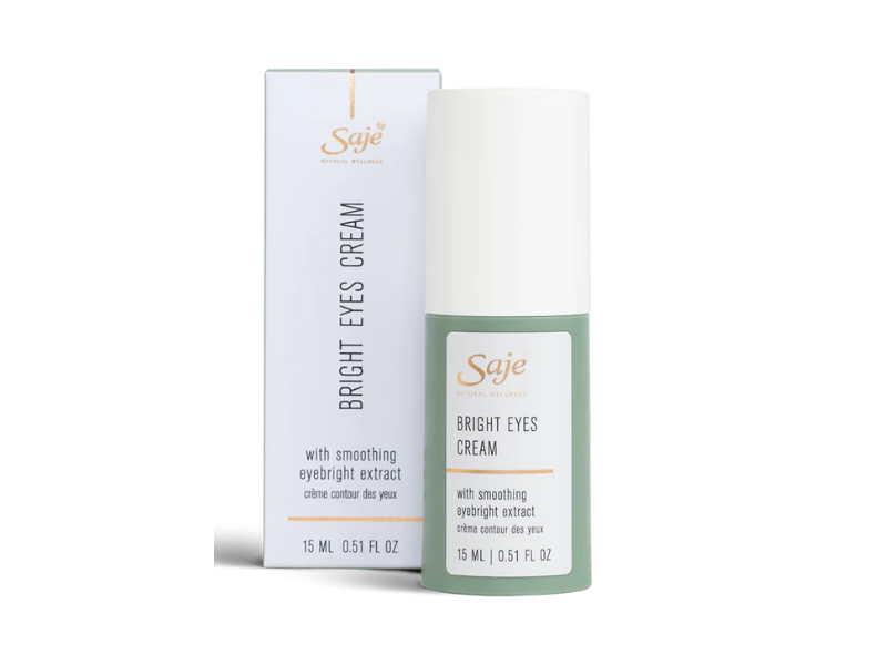 Saje Bright Eyes Cream, Soothing Eyebright Extract, 0.51 fl oz/15 mL