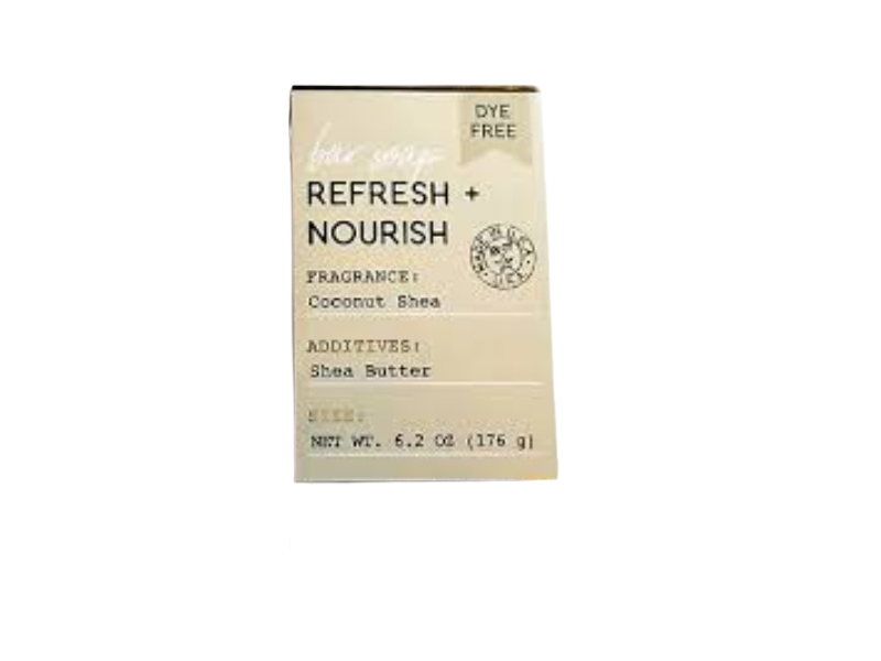 San Francisco Soap Company Bar Soap, Coconut Shea Butter,6.2 oz/176 g
