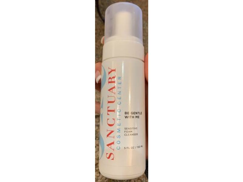 Sanctuary Cosmetic Center Sensitive Foam Cleanser, 5 fl oz/150 mL