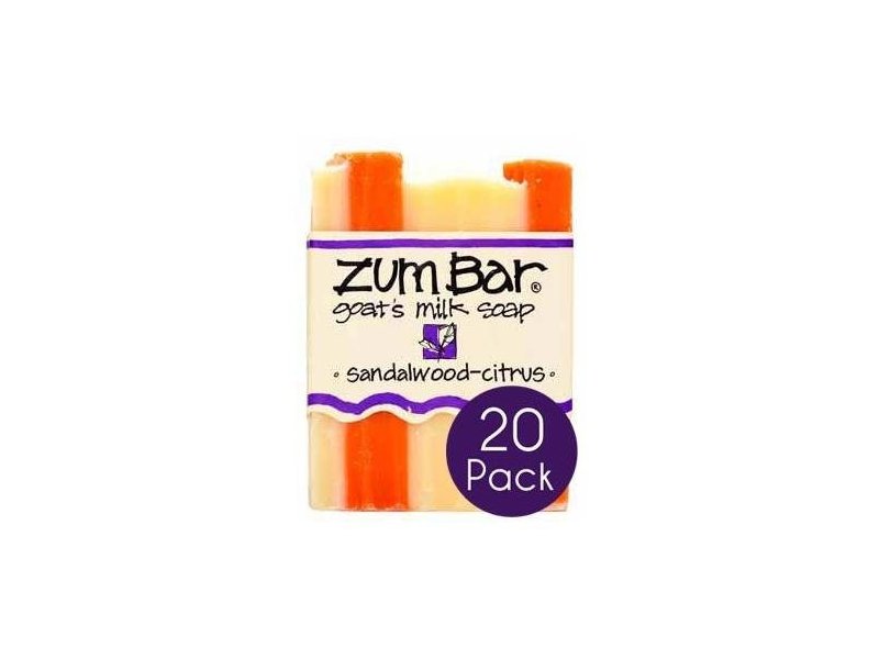 Sandalwood Citrus Zum Bars Multipack (20 Count) by Indigo Wild