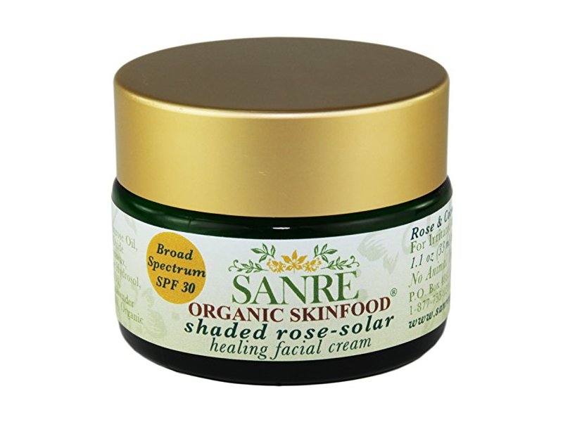 SanRe Organic Rose and Coconut Healing Day Cream, SPF 30, 1.1 oz
