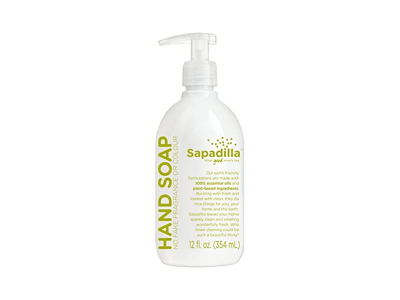 Sapadilla Liquid Hand Soap, Rosemary + Peppermint, 12 fl oz/354 mL