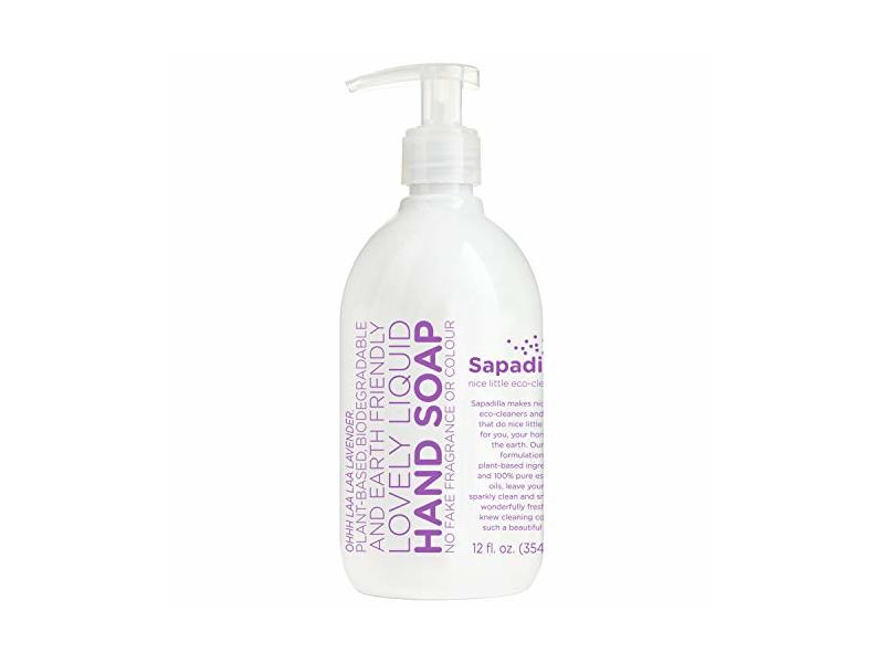 Sapadilla Sweet Liquid Hand Soap Pump, t Lavender + Lime, 12 fl oz/354 mL